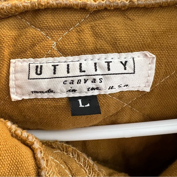 Mustard Lightweight Shirt Jacket Shawl Collar - Picture 2 of 2